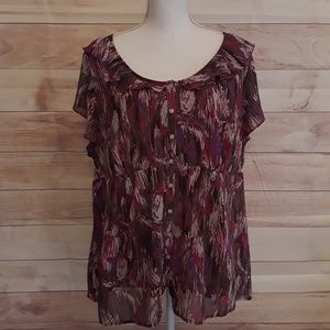 A.n.a. Blouse with Cami Size 2xl